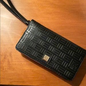 Anne Klein folded wallet black